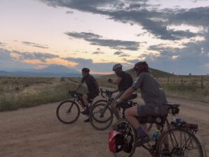 al's escape - group of riders